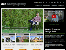Tablet Screenshot of dcfdesign.com